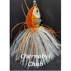 Chernobyl Chub Electric Orange and Napalm Perch Blades