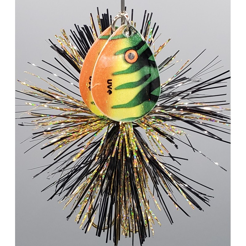 firefly fishing lure Inhaler Bucktail Musky Features a blood red Lip Wilson Fishing Firefly
