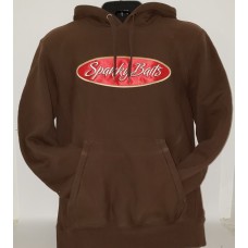 Hoodie-Brown & Red Super Heavy